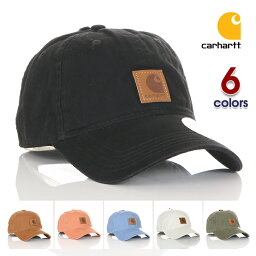 カーハート 帽子 メンズ カーハート キャップ CARHARTT キャップ 正規 メンズ 帽子 ローキャップ 6パネル 無地 カジュアル コットン レ ブラック ネイビー グリーン ブラウン