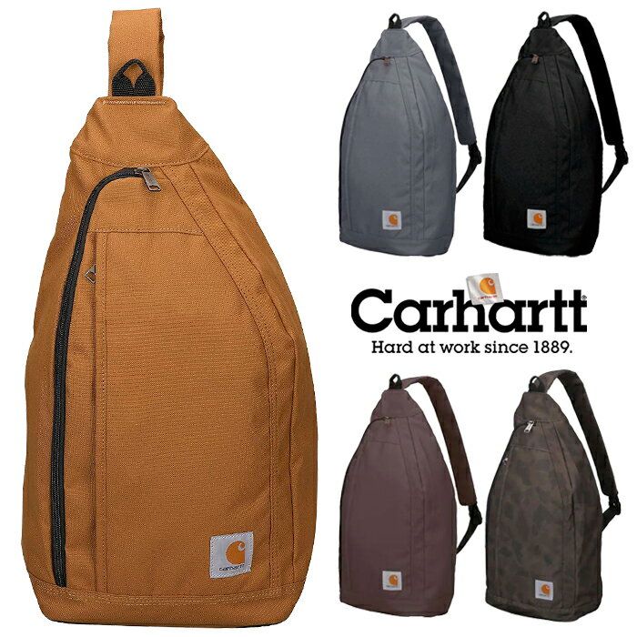 カーハート ボディバッグ バックパック CARHARTT リュック リュックサック メンズ レディース バッグ 通勤 通学 高校生 大学生 スポーツ アウトドア おしゃれ シンプル かっこいい ブラウン ブラック 黒 レンガ 父の日プレゼント