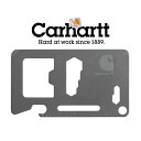 カーハート マルチツールカード carhartt シルバー DIY 日曜大工 道具 工具 アウトドア キャンプ