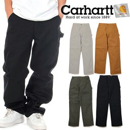 カーハート 服 メンズ カーハート ペインターパンツ CARHARTT ワークパンツ デニムパンツ 作業 作業着 ダックパンツ ダック生地 メンズ 大きいサイズ B11 ウォッシュド ダックワークパンツ ブラウン ブラック モスベージュ WASHED DUCK WORK PANT