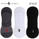フットカバー 靴下 3足組 ラルフローレン ソックス RALPH LAUREN メンズ 3P 男性 メンズ くるぶし 正規 B系 系 USA ブランド ファッション 無地 【3足セット】