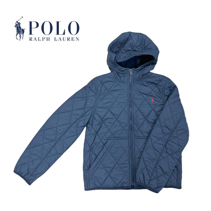 ラルフ ローレン キルティングジャケット メンズ POLO RALPH LAUREN ポロラルフローレン キルト ベースボールジャケット 中綿 キルティングジャケット BOYSサイズ メンズ レディース ユニセックス S M L ネイビー 323-849900