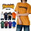 スラッシャー Tシャツ THRASHER 半袖T プリントT ロゴ スラッシャー THRASHER Tシャツ メンズ レディース THRASHER マガジンロゴ ヒップホップ ストリート アメカジ 正規 ブラック 黒ホワイト 白 レッド 赤 ネイビー ブルー パープル グリーン 父の日 プレゼント