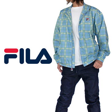 フィラ ナイロンジャケット FILA Tシャツ USAモデル メンズ ウィンドブレーカー レディース アメカジ スポーツ B系 ストリート系 ヒップホップ ダンス 衣装 USA ブランド ファッション チェック　大きいサイズ ロゴ 父の日 ギフト