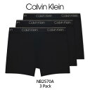 ボクサーパンツ 3枚セット カルバンクライン Calvin Klein CK メンズ 男性用 アンダーウェア パンツ 肌着 ブラック 黒 ロゴ S M L NB...