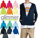 パーカー 長袖Tシャツ メンズ レディース ドライ グリマー glimmer 無地 吸水速乾性 ドライ 薄手 男女兼用 ジップパーカー トレーニング ロンT 黒 白 赤 青 緑 黄 ブラック ホワイト レッド ブルー グリーン イエロー オレンジ ピンク 紫外線対策 UVカット 00338