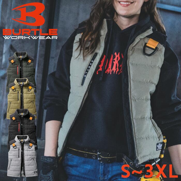 Rakuten - 防寒ベスト BURTLE バートル メンズ レディース ユニセックス ワークウェア 防寒着 作業服 撥水 サーモクラフト装着対応 S M L XL XXL 3XL 5044
