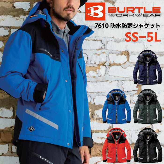 樂天商城 - BURTLE 防水防寒ジャケット メンズ/レディース/ユニセックス 秋冬 防寒着/ナイロン/ポリエステル 全5色/ネイビー/グレー/ブラック/ブルー/レッド SS-5L