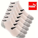 ソックス 靴下 6足組 プーマソックス PUMA メンズ 6P 男性 メンズ くるぶし 正規 B系 系 USA ブランド ファッション 無地 【6足セット】(4)