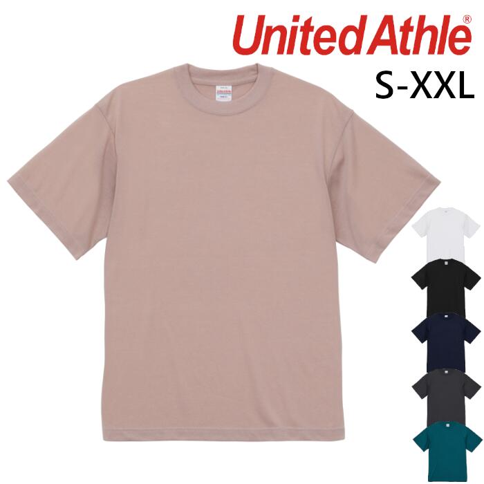 半袖Tシャツ 無地 メンズ レディース ユニセックス ユナイテッドアスレ United Athle ソフト ドライ 紫外線対策 ポリエステル 綿 5.3オンス ...