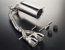 AUTOEXE Premium Tail Muffler + REAR UNDER PANEL マツダ デミオ 1.3L 2WD DJ3FS用 センター出し(MDJ8Y60/MDJ2420)【マフラー】【エアロ】オートエクゼ プレミアムテールマフラー リアアンダーパネル【通常ポイント10倍！】