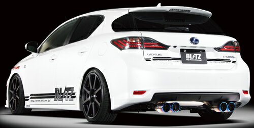 BLITZ NUR-SPEC VSR Quad レクサス CT200h ZWA10用 (62125V)【マフラー】【自動車パーツ】ブリッツ ニュルスペック ブイエスアール クアッド