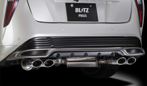 BLITZ NUR-SPEC VS Quad トヨタ プリウス ZVW50/ZVW51用 (63523)【マフラー】【自動車パーツ】ブリッツ ニュルスペック ブイエス クアッド