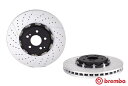 brembo FLOATING BRAKE DISC フロント用 ドリルドスリットディスク メルセデスベンツ AMG CLS63 W219 219377 ローター360×36mm車用 (09.9764.23)【ブレーキローター】ブレンボ フローティングブレーキディスク【通常ポイント10倍】