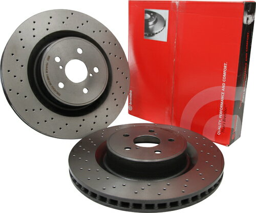 brembo XTRA BRAKE DISC フロント用 メルセデスベンツ Cクラス ワゴン C200 W203 203242用 (09.8411.1X)ブレンボ エクストラブレーキディスク