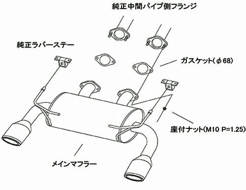 HKS LEGAMAX Premium 日産 ニッサン スカイラインハイブリッド HV37/HNV37用 (32018-AN027)【JQR認定品】【マフラー】【自動車パーツ】エッチケーエス リーガマックス プレミアム【車関連の送付先指定で送料無料】【通常ポイント10倍】