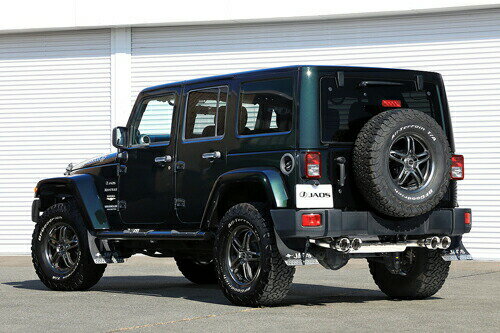 【エントリーでポイント10倍】JAOS BATTLEZ EXHAUST ZS-4 ジープ ラングラー JK36L/JK36LR用 サークル(B703901B) 【マフラー】【自動車パーツ】 ジャオス バトルズ エキゾースト ZS4【個人宅も送料お客様負担にて配送可能】