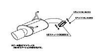 柿本改 カキモトレーシング Class KR スバル レガシィ ツーリングワゴン 2.5i Sパッケージ BR9用 (B71340)【マフラー】【自動車パーツ】KAKIMOTO RACING クラス ケーアール【個人宅も送料お客様負担にて配送可能】【通常ポイント10倍】