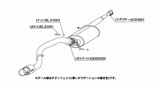 柿本改 カキモトレーシング GT box 06＆S ミツビシ eKカスタム FF NA車 MC前 B11W用 (N443108)【マフラー】【自動車パーツ】KAKIMOTO RACING ジーティーボックス ゼロロクエス【個人宅も送料お客様負担にて配送可能】【通常ポイント10倍】