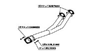 柿本改 カキモトレーシング フロントパイプ Standard 日産 ニッサン ステージア 260RS オーテック WGNC34改用 (NF307)【マフラー】【自動車パーツ】KAKIMOTO RACING FRONT PIPE スタンダード【個人宅も送料お客様負担にて配送可能】【通常ポイント10倍】