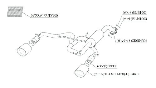 柿本改 カキモトレーシング Class KR スズキ スイフトスポーツ ZC33S用 リアピースのみ ステンレステール(S71348RP)【マフラー】【自動車パーツ】KAKIMOTO RACING クラス ケーアール【個人宅も送料お客様負担にて配送可能】【通常ポイント10倍】