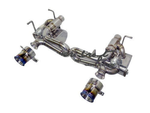 パワークラフト ハイブリッドエキゾーストマフラーシステム フェラーリ 458 スペチアーレ用 (P-FE90010..