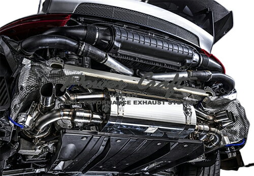 パワークラフト ハイブリッドエキゾーストマフラーシステム ポルシェ 911 カレラ GT2 991用 (P-PO640105)【マフラー】【自動車パーツ】POWER CRAFT HYBRID EXHAUST MUFFLER SYSTEM
