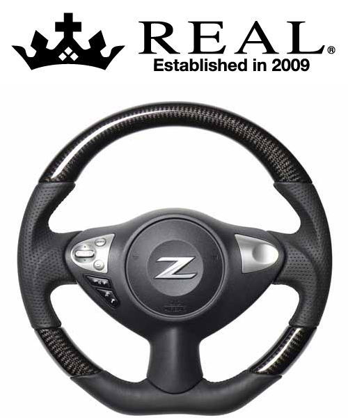 樂天商城 - 【エントリーでポイント10倍】REAL STEERING オリジナルシリーズ 日産 ニッサン ジューク F15用 カラー：ブラックカーボン (NSB-BKC-BK)【ハンドル】【自動車パーツ】レアル ステアリング