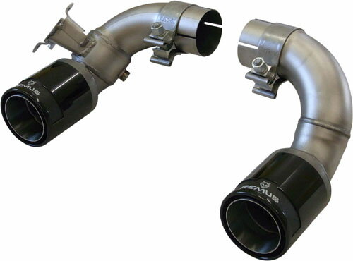 REMUS レムス SPORTS LABEL BMW 1シリーズ(F20) M135i 1B30用 左右シングル出し Φ84 ストリートレース ブラッククローム (088014 0500/087011 1683CB)【eマーク適合品】【マフラー】【通常ポイント10倍】