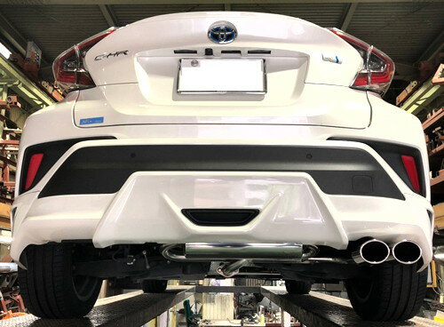 Other - 【エントリーでポイント10倍】スルガスピード PFSループサウンドマフラー(ステンレステール) トヨタ C-HR TRDバンパー車 ZYX10用 デュアル出し（SRT-533）【マフラー】【自動車パーツ】SURUGA SPEED PFS LOOP SOUND MUFFLER