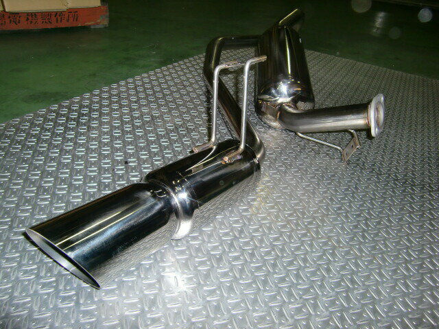 Rakuten - SUXON RACING 4X4 MUFFLER トヨタ ランドクルーザー (ランクル80) ディーゼル車 HDJ81/HZJ81用 片側シングル (LCD-800) 送料区分：D 【マフラー】【自動車パーツ】サクソンレーシング フォーバイフォー マフラー