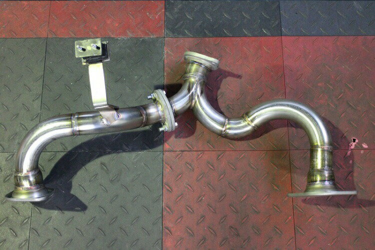 SUXON RACING FRONT PIPE トヨタ ランドクルーザー 復刻版 (ランクル70) GRJ79K/GRJ76K用 (LCG-179） 送料区分：B 【マフラー】サクソンレーシング フロントパイプ【通常ポイント10倍】