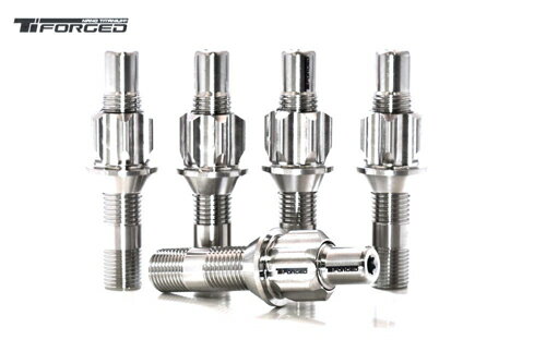 Thunder Bolt Titanium Stud Conversion Kit トヨタ スープラ A90用 M14 75mm 20本セット ナット形状：トルクス (TF160-SC14125)【ホイールパーツ】サンダアボルトチタニウム Tiフォージド クラブスポーツ スタッドコンバージョンキット