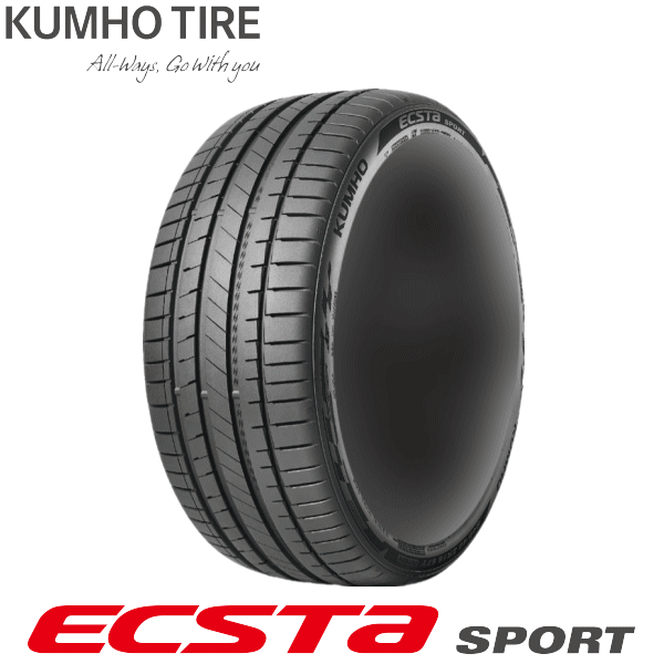 商品情報【タイヤ銘柄】KUMHO ECSTA SPORT S/ECSTA SPORTクムホ エクスタ スポーツ エス/エクスタ スポーツ【タイヤ特長】【タイヤのタイプ】スポーツタイプ ● ブレーキ性能とハンドリング性能の向上に加え、高剛性設計＆耐久性強化によりスポーツEVにも対応。「パフォーマンス」と「安全性」の両立を追求したプレミアムスポーツタイヤ。 ● 「ECSTA SPORT S」は、より高いグリップ性能と高速域での操縦安定性を追求した、エクスタシリーズの新たなフラッグシップタイヤです。 ● 「ECSTA SPORT」は、ウェット性能やハンドリング性能に加え、ライフ性能などの実用性も高めたスポーツタイヤです。 ★ 輸入車、国産車を問わずスポーツカー、セダン、ステーションワゴン、ミニバン、SUVなど幅広い車種に対応。より高い走行性能を求めるお客様に最適です。【納期】表示の納期は、弊社またはメーカーに在庫がある場合の、「お届け目安」でお届け日を確約するものではございません。商品は全在庫を自社保有しておらず、倉庫やメーカーから取り寄せとなる商品も多数ございます。「掲載＝在庫あり」ではございませんので予めご了承ください。 ※在庫・納期は常に変動しており、欠品時は目安納期よりお時間をいただく場合がございます。お急ぎご入用の際は、お手数ですがご注文の前に一度納期をご確認ください。【注意事項】※ 金額はタイヤ単体での価格です。ホイールは含まれておりません。商品は全て新品です。● 店頭にご来店頂いての取付作業も可能です。作業工賃は別途発生します。詳しくは各店舗へと直接お問い合わせ下さい。※島嶼部、遠隔地の場合は別途追加送料がかかる場合がございますのでご相談させてください。※掲載写真は商品イメージです。サイズ、仕様により現品と異なる場合がございます。矢東タイヤ特選！！タイヤコーナーこちらの商品は1本からでも送料無料です。※ 一部地域除く掲載金額は タイヤ単体の価格でホィールは含まれておりません。※ 本数は商品仕様に記載。● 通信販売でご購入のお客様へ?「どんなところでタイヤ交換するの？」お買い上げいただいたタイヤは下記のようなタイヤを交換するための専門設備があるお近くのガソリンスタンドさんやカーショップさんやタイヤショップさん、自動車ディーラーさんなどの自動車関連のお店さんでしたら交換作業が可能です。※作業料金などの諸費用は交換作業を依頼されるお店さんに直接お問い合わせ下さい。★タイヤチェンジャー：タイヤをホィールから外して交換するための専用機械です。★タイヤバランサー：タイヤが正常に回転するかを調べる専用機械です。● ご来店をご希望のお客様へ弊社店頭にご来店頂いてのタイヤ交換作業もお承りしております。作業費用は別途かかります。詳細はお手数ですが直接ご来店頂ける店舗にお問い合わせください。