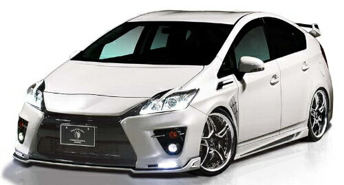 ROWEN SPORT STYLE KIT A(FRP) 単色塗装済み トヨタ プリウス G's ZVW30用 (1T007X02)フロントスポイラー/サイドステップ/リアアンダーディフューザーのエアロ3点キット【エアロ】ロェン スポーツ【通常ポイント10倍】