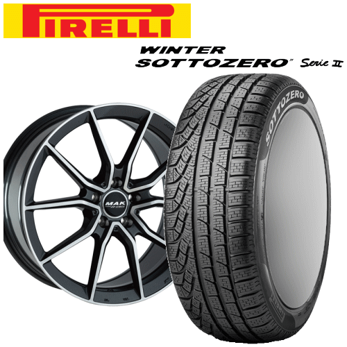 メルセデスベンツ AMG CLA35(C118)用 タイヤ銘柄： ピレリ ウィンター 240ソットゼロ Serie II タイヤサイズ： 235/40R18 ホイール： オススメアルミホィール ウィンタータイヤ ホイール4本セット【18インチ】【通常ポイント10倍】