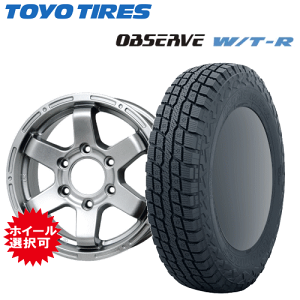 トヨタ FJクルーザー(GSJ15W)用 タイヤ銘柄： トーヨー オブザーブ W/T-R タイヤサイズ： 265/70R17 ホイール： アルミホィール スタッドレスタイヤ ホイール4本セット【17インチ】【通常ポイント10倍】