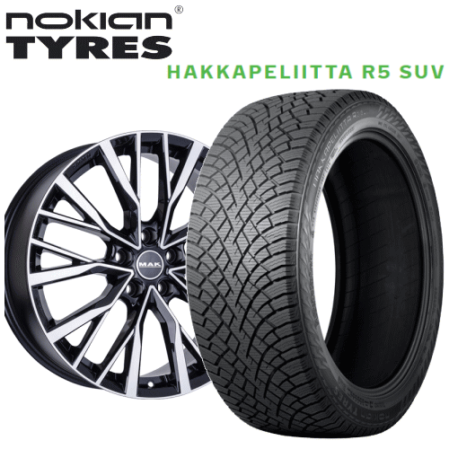 ランドローバー レンジローバー(LK/L123)用 タイヤ銘柄： ノキアン タイヤ ハッカペリッタ R5 SUV タイヤサイズ： 275/55R20 ホイール： アルミホィール スタッドレスタイヤ ホイール4本セット【20インチ】【ポイント10倍】