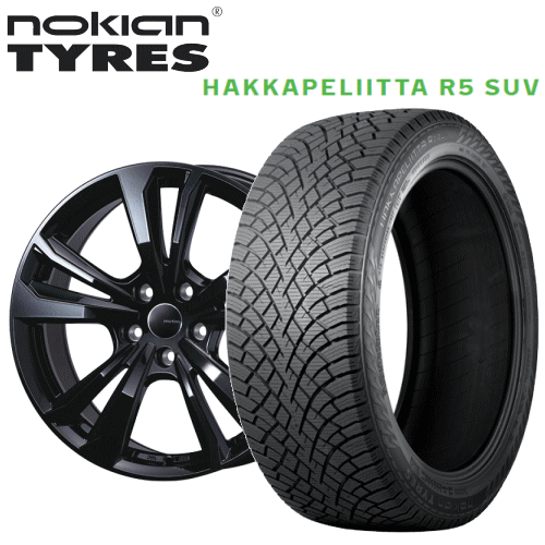 ランドローバー ディフェンダー(LE72/LE62)用 タイヤ銘柄： ノキアン タイヤ ハッカペリッタ R5 SUV タイヤサイズ： 255/70R18 ホイール： アルミホィール スタッドレスタイヤ ホイール4本セット【18インチ】【ポイント10倍】