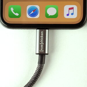 【FuseChicken/ヒューズチキン】【日本総代理店】ShieldLightningtoUSB1mリベットチャージ【iPhoneiPad充電ライトニングケーブルタフ頑丈柔軟性アウトドアFUS-OT-000008】
