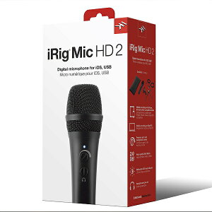 【IKMultimedia/アイケーマルチメディア】IKMultimediaiRigMicHD2(アイケーマルチメディアアイリグマイクエイチディツー)【デジタルコンデンサーマイク】【MFi規格準拠】【日本正規代理店品】