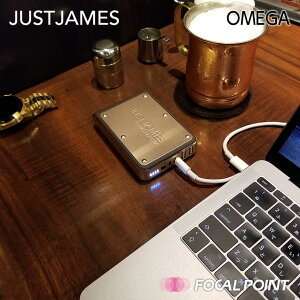 【JUSTJAMES/ジャストジェームス】OMEGA(オメガ)大容量モバイルバッテリー10400mAh【3台同時充電MicroUSBUSB-AUSB-C搭載USBケーブル付属USB-CPDポートJJS-BY-000003】