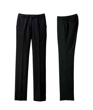 レディスストレッチパンツ(Stripe)【サイズ:5号〜17号】毛50% ポリエステル50%