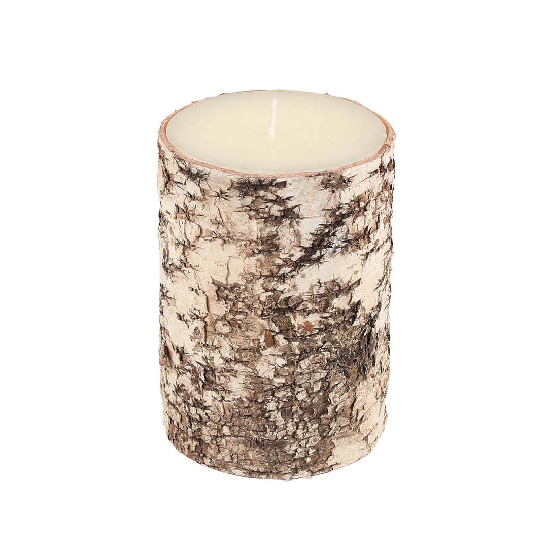 バーチウッド ログ キャンドル M BIRCHWOOD LOG CANDLE M