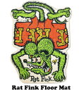 【 ラットフィンク 】Die-cut RAT FINK FLOOR MAT ダイカット フロアマット 滑り止め付