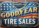 【 GOODYEAR 】 ティン ブリキ看板 Sign Plate