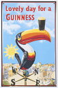 【 ギネスビール 】GUINNESS SKY Antique Metal Emboss Plate アンティークメタルエンボスプレート S