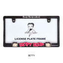 【 ベティ ブープ 】 LICENSE PLATE FRAME ライセンス プレート フレーム