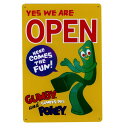 【 ガンビー 】 看板 ティン ブリキ看板 Gumby Sign Plate