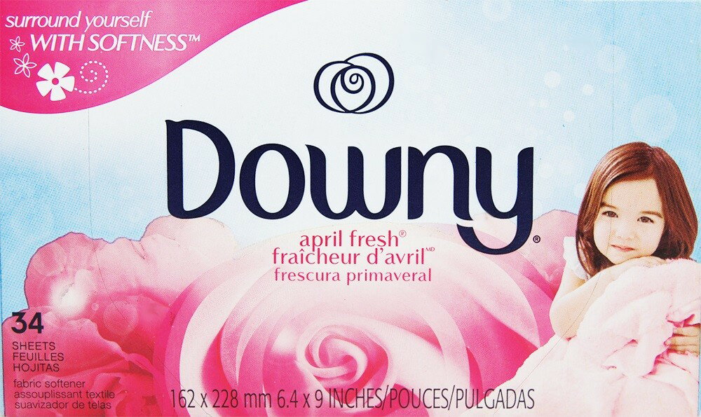 【 エイプリルフレッシュ 】 Downy Fabric Softener Dryer Sheets ダウニーシート 34シート